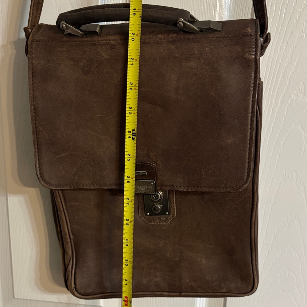 Balenciaga Dark Brown Messenger Bag - Picture 16 of 17